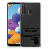 Samsung Galaxy A21 Silicone-hoesje Pistol DTMP