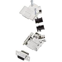 Amphenol L17D45PK-M-15+L77DA15SST D-sub female connectorset 45 ° Aantal polen: 15 Schroeven 1 stuk(s)