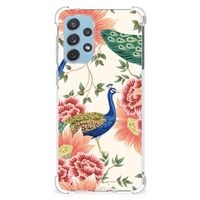 Case Anti-shock voor Samsung Galaxy A73 Pink Peacock - thumbnail