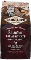 Carnilove Carnilove Reindeer Droogvoer voor katten, energie en outdoor, 6 kg, 18 x 333,33 g, in totaal 6000 g