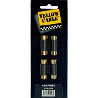 Yellow Cable AD15 2x RCA female - 2x RCA female koppelstuk (2 stuks)