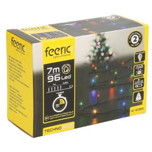 Feeric lights kerstverlichting - gekleurd - 7 m - 96 leds - batterij   -