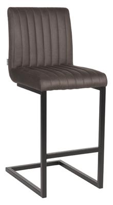 LABEL51 Barkruk 'Milo' kleur Antraciet (zithoogte 66cm)