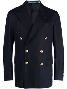 Polo Ralph Lauren blazer en laine à boutonnière croisée - Bleu