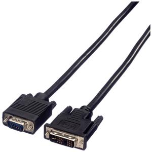 VALUE Monitorkabel DVI (12+5) / VGA M/M 5.0m