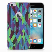 Apple iPhone 6 Plus | 6s Plus TPU Hoesje Abstract Green Blue