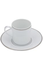 Christofle tasse et soucoupe Gilded Demitasse - Blanc - thumbnail