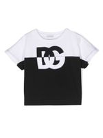 Dolce & Gabbana Kids t-shirt à patch logo - Noir