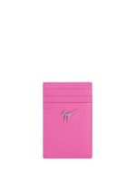 Giuseppe Zanotti porte-cartes Albert en cuir - Rose - thumbnail