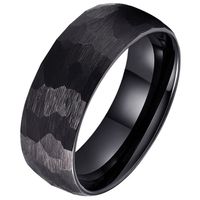 Tom Jaxon wolfraam Ring Facet Mat Zwart-22mm