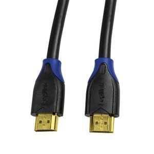 LogiLink CH0063 HDMI-kabel HDMI Aansluitkabel HDMI-A-stekker, HDMI-A-stekker 3.00 m Zwart 4K UHD, Audio Return Channel (ARC), Vergulde steekcontacten