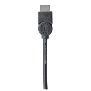 Manhattan 323239-CG HDMI-kabel HDMI Aansluitkabel HDMI-A-stekker, HDMI-A-stekker 5.00 m Zwart 4K UHD, Audio Return Channel (ARC)