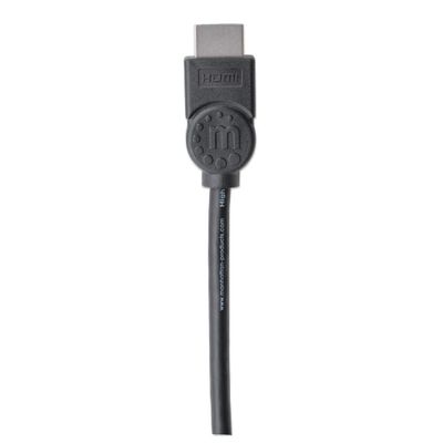 Manhattan 323239-CG HDMI-kabel HDMI Aansluitkabel HDMI-A-stekker, HDMI-A-stekker 5.00 m Zwart 4K UHD, Audio Return Channel (ARC)