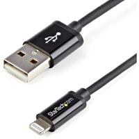 StarTech.com 1 m zwarte Apple 8-polige Lightning connector naar USB-kabel voor iPhone / iPod / iPad