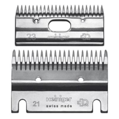 Heiniger stel koeienscheermessen 21/23 tands Heiniger stel koeienscheermessen 21/23 tands