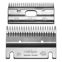 Heiniger stel koeienscheermessen 21/23 tands