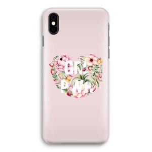 GRL PWR Flower: iPhone Xs Volledig Geprint Hoesje