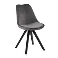 wehkamp home eetkamerstoel Hagen velours (set van 2)