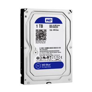 Western Digital Blue interne harde schijf 1 TB 7200 RPM 64 MB 3.5" SATA III