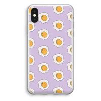 Bacon to my eggs #1: iPhone XS Transparant Hoesje - thumbnail