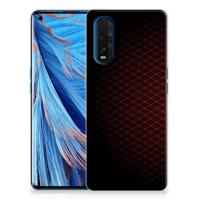 OPPO Find X2 TPU bumper Geruit Rood