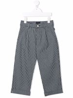 Fay Kids pantalon chino droit à rayures - Bleu - thumbnail