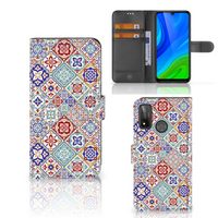 Huawei P Smart 2020 Bookcase Tiles Color - thumbnail