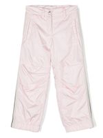 Palm Angels Kids pantalon droit à logo imprimé - Rose - thumbnail