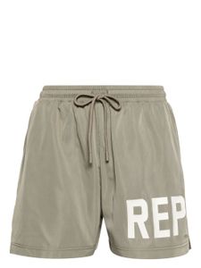 Represent short de bain à logo imprimé - Vert