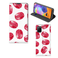 Samsung Galaxy A31 Flip Style Cover Pink Macarons - thumbnail