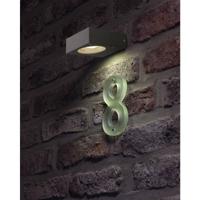 SLV Quadrasyl WL15 232285 Buitenlamp (wand) Spaarlamp, LED GX53 9 W Antraciet