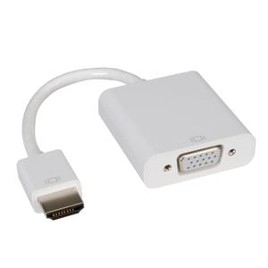 Roline 12.03.3114 HDMI-kabel HDMI / VGA Adapterkabel HDMI-A-stekker, VGA-bus 15-polig 0.15 m Wit