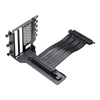Phanteks Vertikales GPU-Bracket II + PCI-E 4.0 x16 Riser Flachband-Kabel, 22 cm - zwart