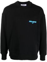 MSGM sweat à imprimé palmier - Noir