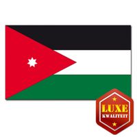 Feestartikelen Luxe vlag Jordanië - thumbnail