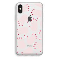 Hands pink: iPhone X Transparant Hoesje - thumbnail