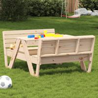 Picknicktafel voor kinderen 88x122x58 cm massief grenenhout - thumbnail