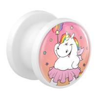 Tunnel met Chubby Unicorn Design Acryl Tunnels & Plugs - thumbnail