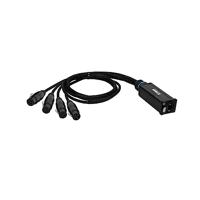 Adam Hall Cables 4 STAR CATBOX XF3 - Audio & DMX adapter 3-polige XLR vrouwelijk x Cat.6a