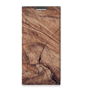 Samsung Galaxy S22 Ultra Book Wallet Case Tree Trunk