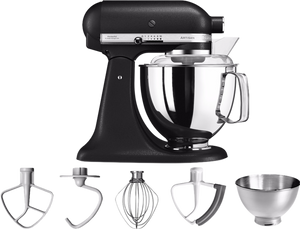 KitchenAid Artisan keukenmachine 4,8 l Zwart 300 W