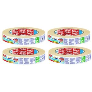 4x Schilderstape/maskeertape 19 mm x 50 m   -