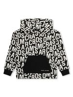 Marc Jacobs Kids hoodie bicolore à logo imprimé - Noir - thumbnail