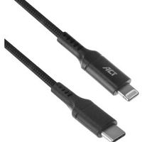 ACT USB 2.0 Laad- en datakabel C male - Lightning male 1 meter, MFI gecertificeerd