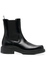 Prada bottines chelsea à fini brossé - Noir