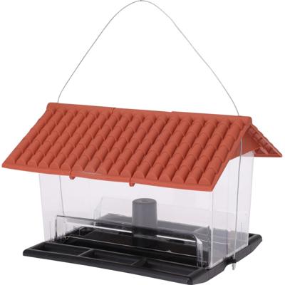 Pro Garden Vogelvoederhuisje - hangend - kunststof - 31 x 23 x 21 cm - vogelhuisje - Pro Garden Vogelvoederhuisje - hangend - kunststof - 31 x 23 x 21 cm - vogelhuisje -
