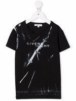 Givenchy Kids t-shirt à logo imprimé - Noir