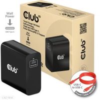 CLUB3D Travel Charger 140 Watt GaN technology, Single port USB Type-C, Power Delivery(PD) 3.1 Suppor - thumbnail