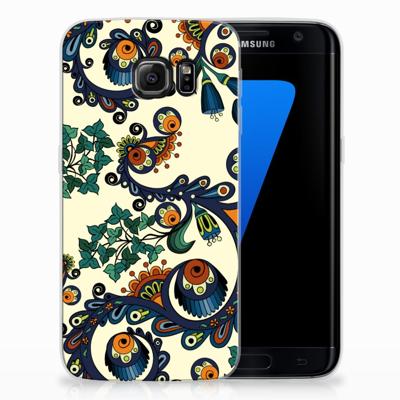 Siliconen Hoesje Samsung Galaxy S7 Edge Barok Flower Siliconen Hoesje Samsung Galaxy S7 Edge Barok Flower