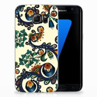 Siliconen Hoesje Samsung Galaxy S7 Edge Barok Flower